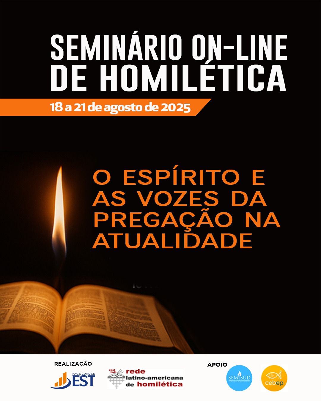 Leia mais sobre o artigo Seminário On-line discute práticas contemporâneas da pregação cristã