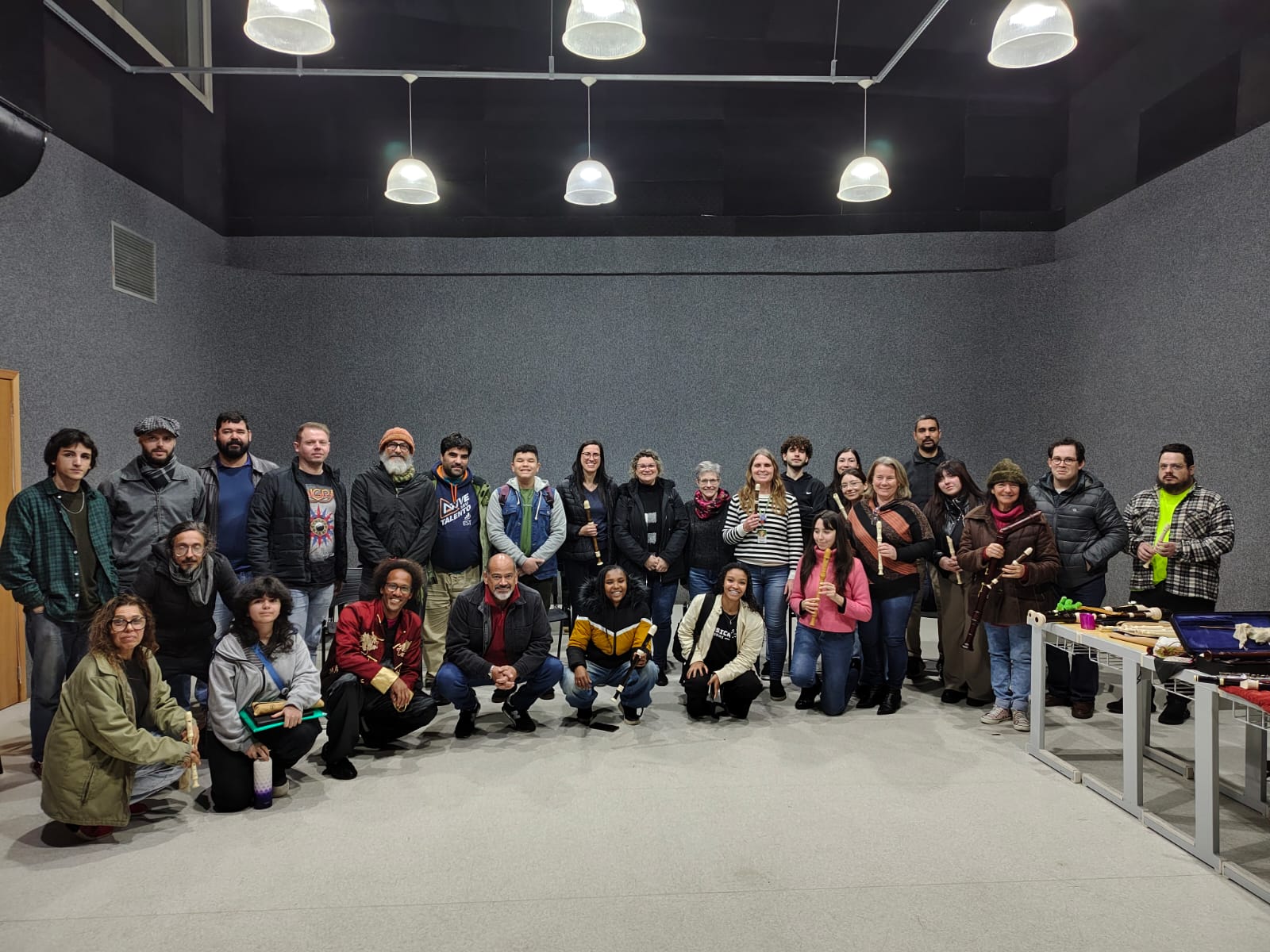 Leia mais sobre o artigo Faculdades EST leva estudantes de Música e Musicoterapia para aula no IFRS