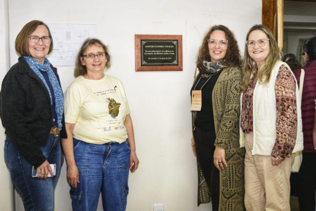 Faculdades EST dedica auditório Katharina von Bora em homenagem às lideranças femininas na Reforma