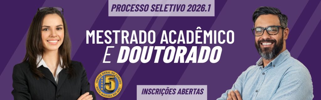 Banner divulgação do processo seletivo 2026.1 do Programa de Pós-graduação em Teologia - PPG/EST