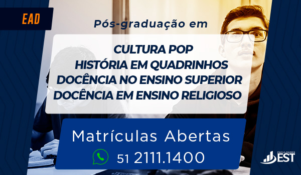 Banner divulgação cursos de Especialização EaD assincronos