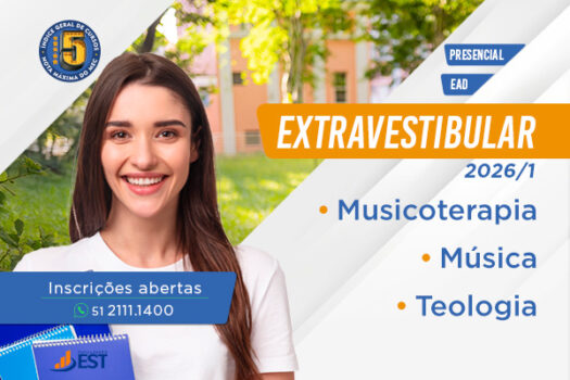 Inscrições para o Extravestibular 2026/1 da Faculdades EST estão abertas