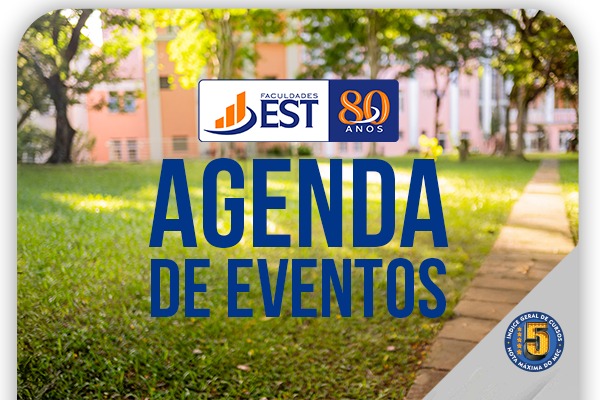 A Faculdades EST celebra, em 2026, oito décadas de história com uma programação especial que se estende ao longo de todo o ano, reunindo atividades acadêmicas, culturais e comunitárias. A agenda comemorativa já foi divulgada e evidencia o compromisso da instituição com a formação teológica, o diálogo com a sociedade e a promoção de espaços de reflexão e espiritualidade. Entre os destaques, está o dia 29 de março, quando ocorre o Culto Campal em celebração aos 80 anos, marcando um momento simbólico de gratidão e comunhão com a comunidade acadêmica e eclesial, com a presidente da Igreja Evangélica de Confissão Luterana do Brasil (IECLB), pastora Silvia Beatrice Genz.