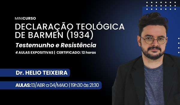 minicurso Declaração Teológica de Barmen - 1934