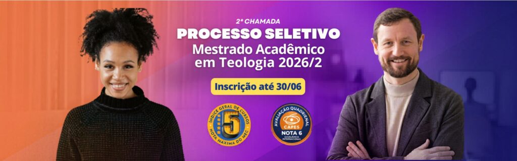 Banner divulgação 2ª Chamada do Processo Seletivo do Mestrado Acadêmico 2026/2