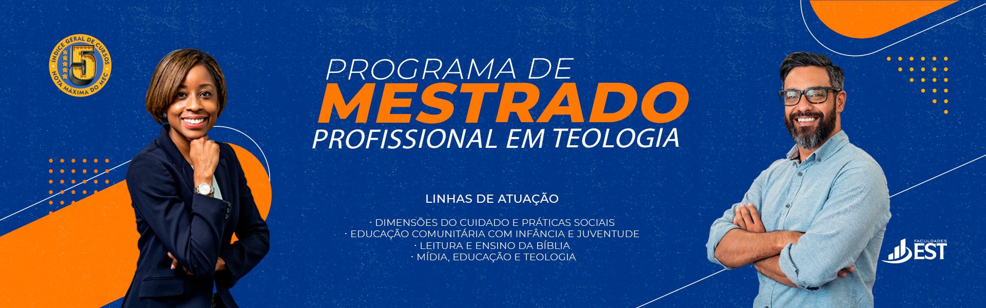 Banner divulgação Mestrado Profissional em Teologia da Faculdades EST