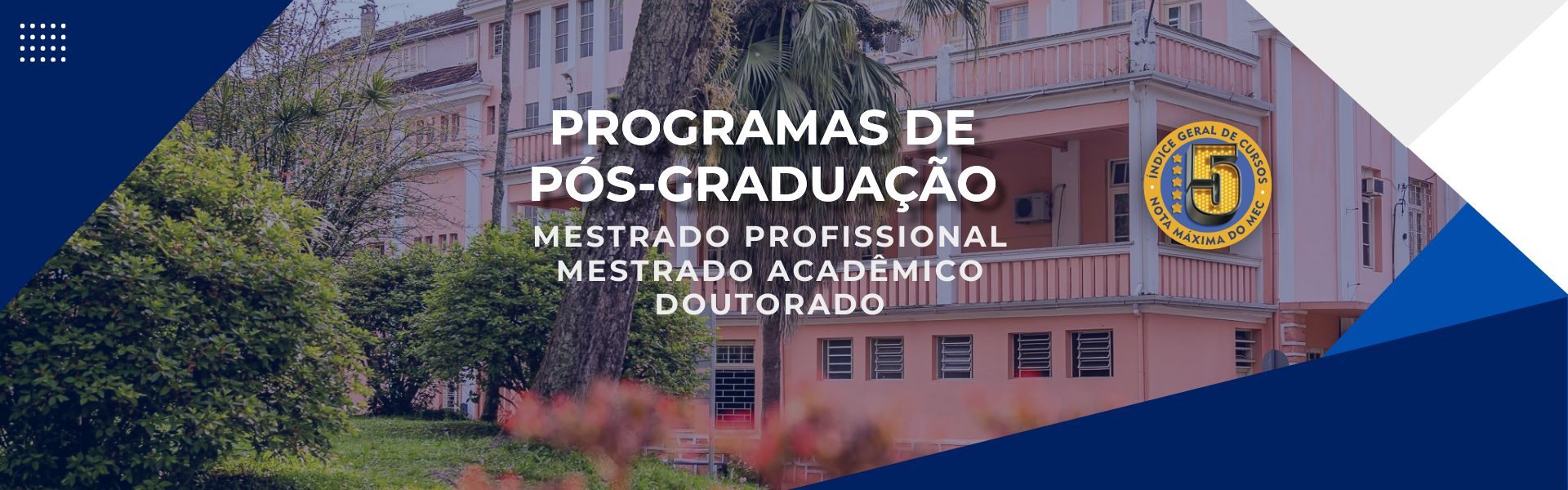 Banner Programas de Pós-graduação PPG/EST